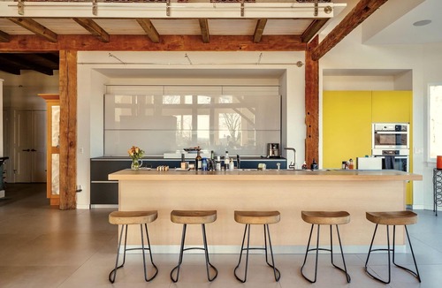 Bantam House | Stunning Barn Conversion, Litchfield Hills: 4BD/3BA, Heated Pool, Fireplace