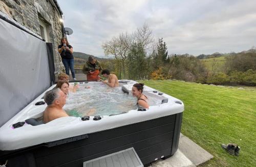 Betws Gwerfil Goch House | Stunning Barn Conversion with HOT TUB and ALPACAS - Ty Cerrig Barn