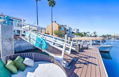 West Newport House | Stunning Bayfront Home with Epic Dock on Peninsula