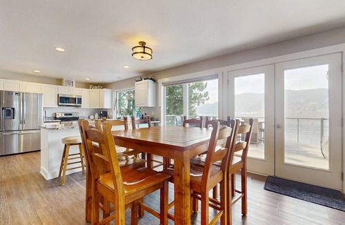 Willow Point House | Stunning home on the water with large deck, private dock, firepit