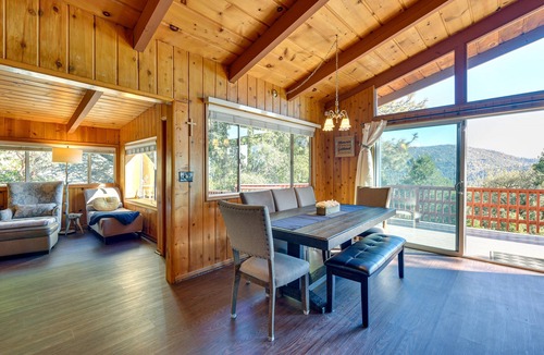 Idyllwild Cabin | Stunning Idyllwild Home w/Private Hot Tub & Decks