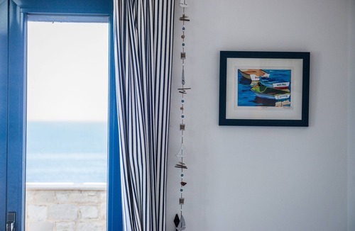 Stavros Villa | Stunning luxury seafront villa near Stavros, Akrotiri, Crete.