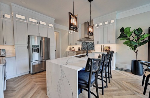 Bethany Beach House | Stunning NEW 7 bed, 5 bath home, Bliss at Bethany Beach! 2 Primary Bedrooms; Hot tub; Elevator; Fireplace; Canal Front Water Views