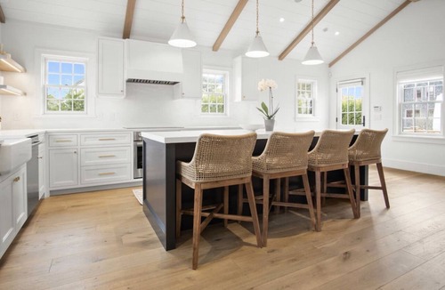 Nantucket Town House | Stunning New Custom Home, private yard, heated pool, spa, movie room, home gym
