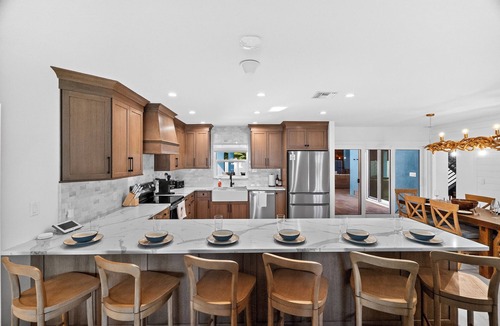 Bay Esplanade House | Stunning pool home, steps to the beach, huge porch and space for the whole family!