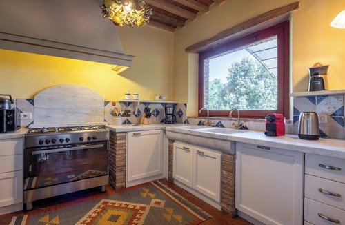 Rapolano Terme Villa | Stunning private villa for 8 people with WIFI, A/C, private pool, veranda and panoramic view
