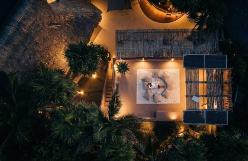 Chacchoben Villa | Stunning private beach villa with pool, lagoon and cinema. Includes chef & food
