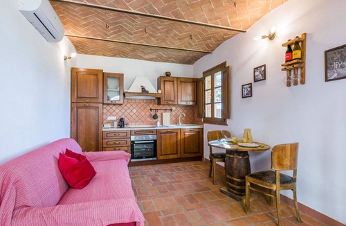 Montescudaio House | Stunning private villa for 3 guests with WIFI, A/C, patio and panoramic view