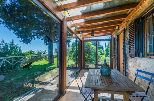 Riparbella House | Stunning private villa for 10 guests with WIFI, A/C, private pool, TV, patio and panoramic view