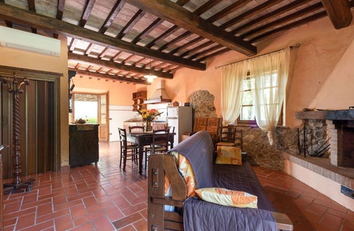 Cinigiano House | Stunning private villa with WIFI, A/C, private pool, TV, patio, pets allowed and panoramic view