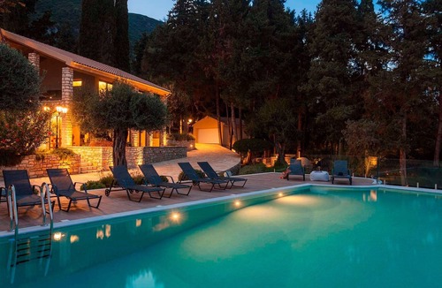 Dafnata Villa | Stunning Seafront Corfu Residence | Villa Serene | Private Heated Pool