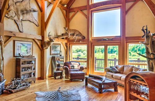 Edgar House | Stunning Silesia Home: Furnished Deck + River View