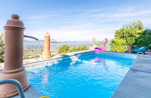Bivio Pozzo Villa | Stunning villa with private pool, WIFI, A/C, TV, patio, pets allowed and panoramic view