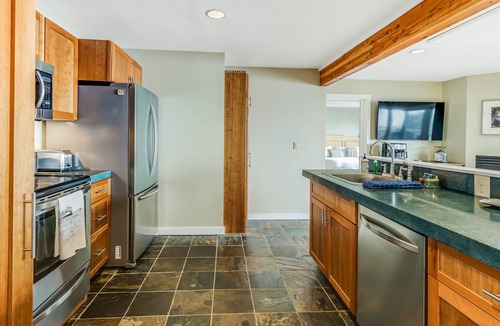 Rosario Condo | Stunning water view w/ three private balconies & gas fireplace in Rosario Resort