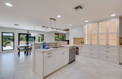 Shell Harbor Villa | Stunning Waterfront Villa on Sanibel's East End, Boat Dock with Lift