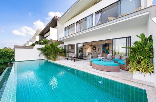 Bophut Hills Villa | Stunning X Space Villa Sea View Infinity Pool