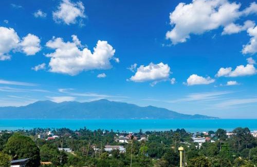 Bophut Hills Villa | Stunning X Space Villa Sea View Infinity Pool