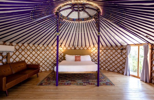 Dripping Springs Cabin | Stunning Yurt for a Romantic Getaway in Dripping Springs, Texas