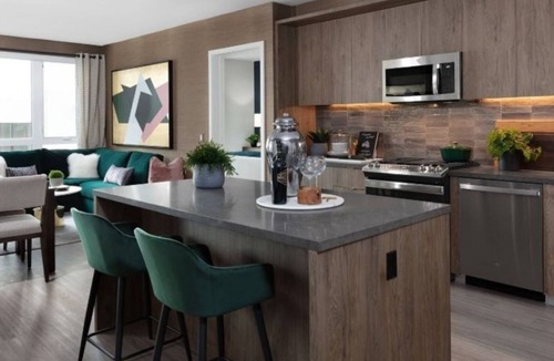 The Crossings Condo | Stylish 1BR Condo at Landsby with Fire Pit Lounge