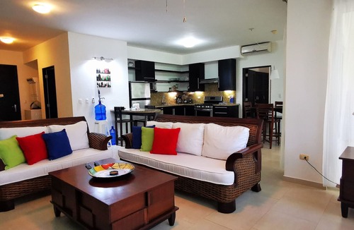 El Batey Apartment | Stylish 1BR Terrace Steps to Beach & Pools Free Weekly Maid Service