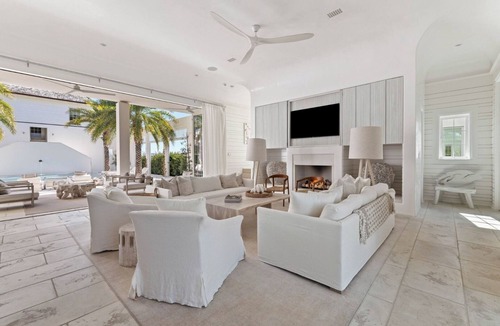 Seacrest Villa | Stylish Beachside Retreat with Balcony For Family Getaways