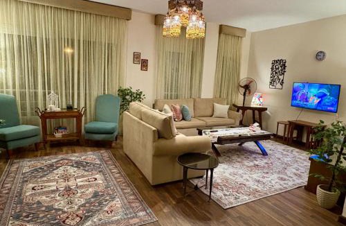 Sheikh Zayed City Apartment | Stylish Egyptian Charm 2BR in Karma Residence for families & single travelers