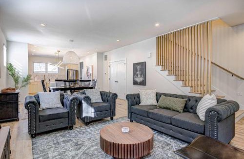 Fall Creek Place House | Stylish Getaway with Hot Tub-Near Downtown Indy-Family Friendly