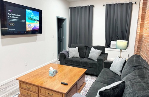 Dubuque Apartment | Stylish Historic Loft in Downtown Dubuque. Walk to Dining & Riverwalk