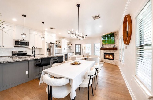April Sound House | Stylish, Modern Waterfront Retreat in Gated Country Club Community!