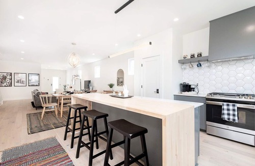 Fall Creek Place House | Stylish Oasis: 4BR, Hot Tub, Near Downtown