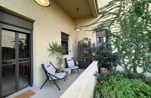 Haifa Apartment | Stylish Patio Duplex by Sea N' Rent