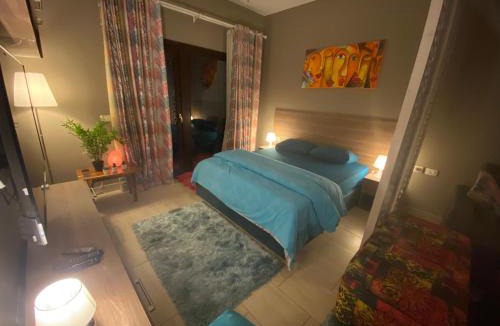 Village Road Apartment | Stylish Pool view studio in Al Dau Heights