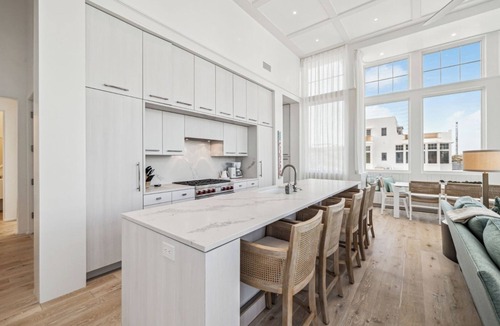 Seacrest Villa | Stylish Seaside 4 Bedroom Villa with Balcony, Kitchen, & Private Beach Access