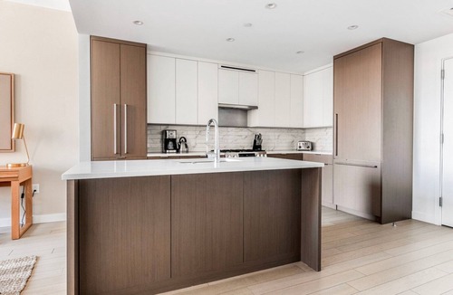 Shawmut Apartment | Stylish South End Studio w/W/D & Gym, nr Whole Foods, by Blueground