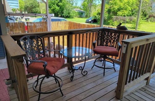 Chalmette House | Stylish Two-Bed Home with Patio, Sunroom Gym