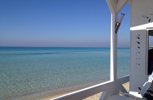 San Pietro in Bevagna House | Stylish villa with beautiful views from the roof terrace over olive groves to the sea