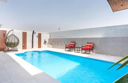 Dubai Villa | Stylish Villa with Private Pool, Near Clubhouse, Jumeirah Golf Estates by Deluxe Holiday Homes