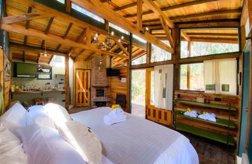 Old Town Villa | "Suite Cabaña Cantodeagua - Jacuzzi -Refugio en Reserva Natural Urbana - Villa de Leyva"