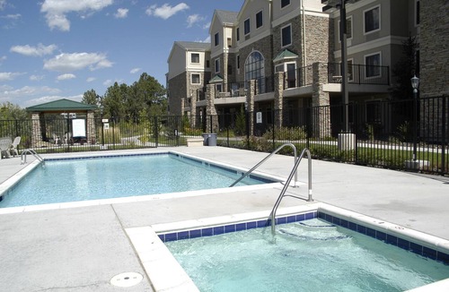 Briargate Condo | Suite Near Pikes National Forest | Outdoor Pool