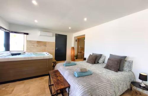 Saint-Nexans House | Suite Privative Jacuzzi Sauna de la Villa Del Castagnol