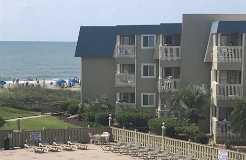Myrtle Beach Condo | Summer 2025 weeks available. Amazing OCEAN VIEW on popular Shore Dr. 2BR 2 bath
