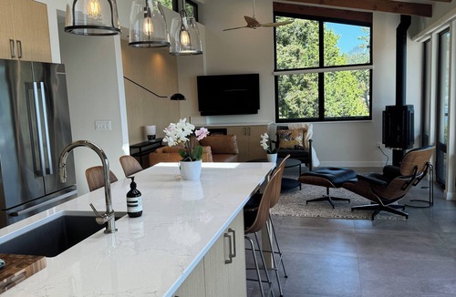 West Sound House | Summer Daze - enjoy in/outdoor living in this new ocean front designer home.