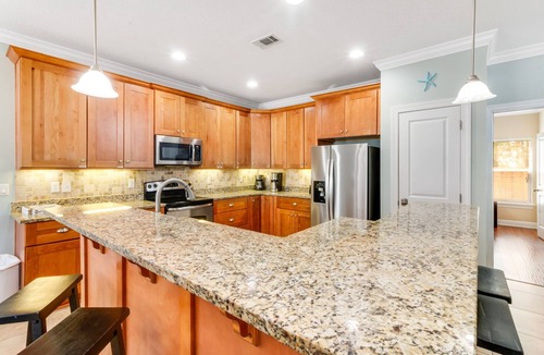 Villages of Crystal Beach House | Summer VACATION Ready! Right Rudder Retreat - Pool/Hot Tub/Grill!