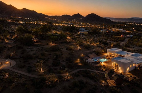 Joshua Tree Highlands House | Sun Drift - Architectural Desert Retreat, Pool & Spa