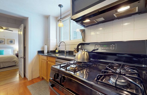 Emerson Gardens Apartment | Sun-filled 1 bed, 1 bath in Brookline Village