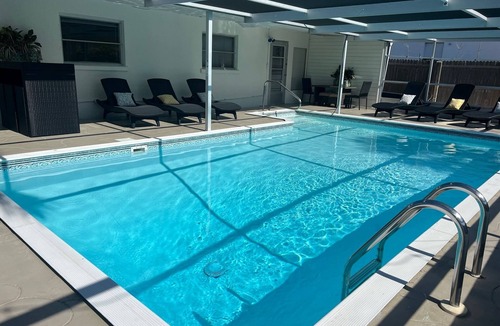 Englewood South House | Sun & Fun! Waterfront Pool home with Dock - close to beaches - time to relax!