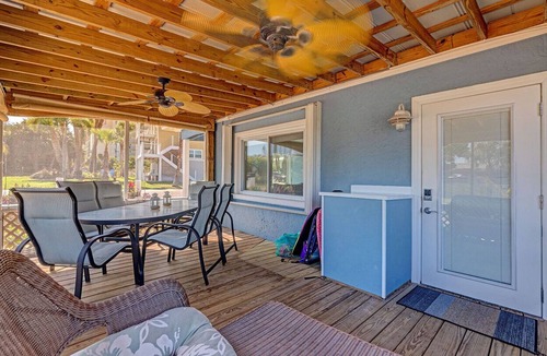 Port Canaveral House | Sun-Kissed Getaway: Beach Bungalow Just Steps from Cocoa Beach Seashore