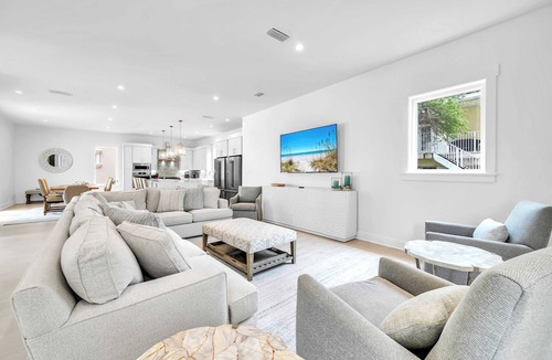 Avalon Beach Estates House | Sundancer | 1PM Check in! | Brand New Luxury 6 Bedroom Plus Bunk Room! | FREE Beach Chairs & Golf Cart! | Game Room | Gulf Views | Private Beach