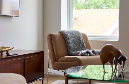 Hoboken Apartment | Sunny 2BR Loft Work Relax Minutes to NYC