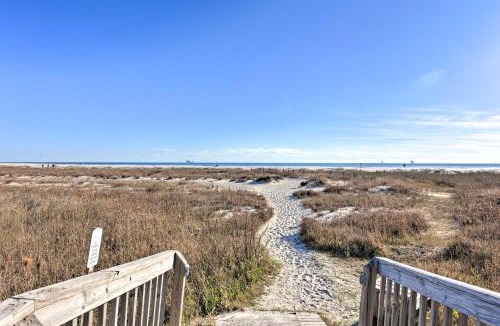 Dauphin Island House | Sunny First-Floor Condo w/Ocean-View Balcony!